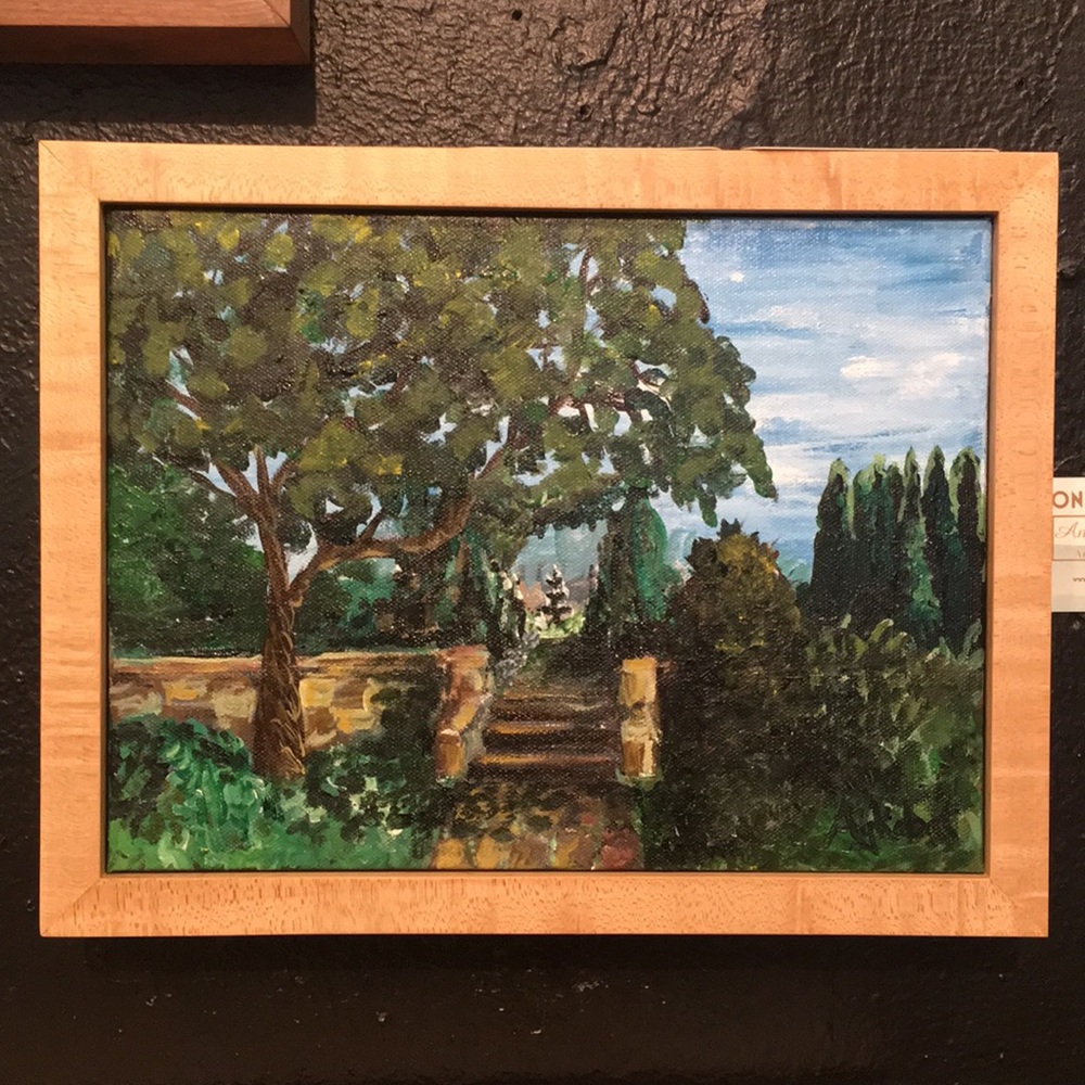 New hand painted and hardwood frame